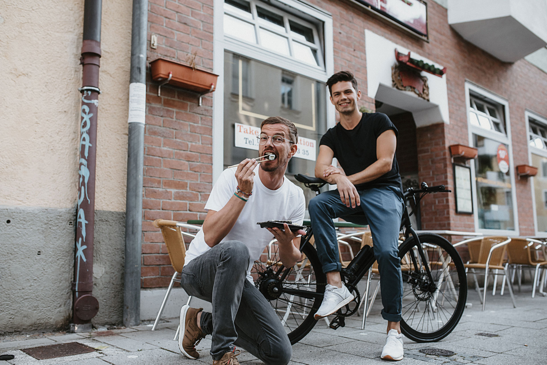 Portrait von Joko Winterscheidt zur Markteinführung von SUSHI Bikes